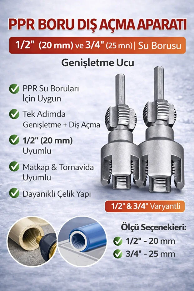 BORU DİŞ AÇMA APARATI